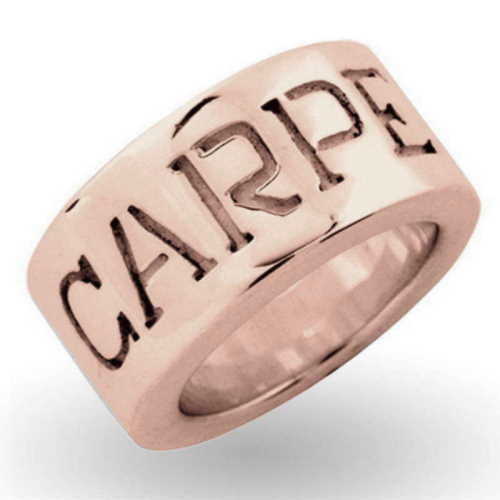 Eyecatcher Ring Rosé vergoldet - CARPE DIEM