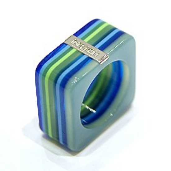 N:JOI | Ring | Cube Shift | Blue-Green-Lime