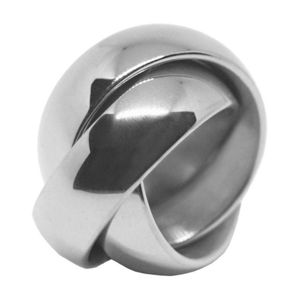 Trilogie 3er Ring Spielring - poliert - 8 mm