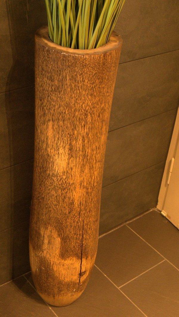 Bodenvase gross - 114 cm - Baumstamm