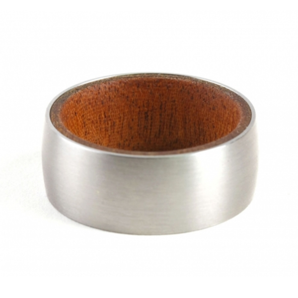kadó | Ring | Wooden | Edelstahl | Mahagoni | 10 mm